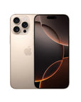 Apple iPhone 16 Pro Max Smartphone, Desert Titanium, 256 GB
