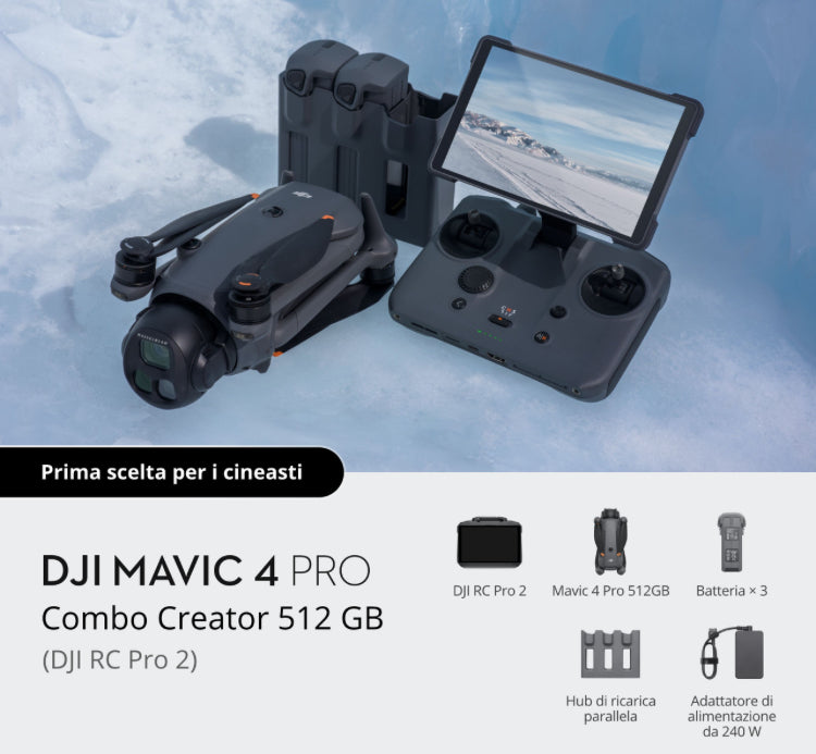 DJI Mavic 4 Pro Combo Creator 512 GB (DJI RC Pro 2