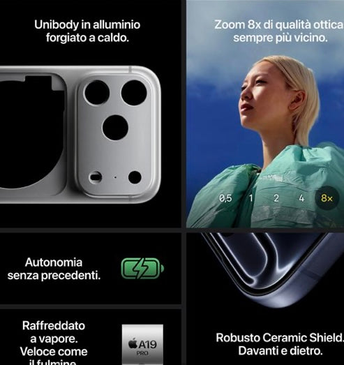 Apple iPhone 17 Pro Max 256GB Arancione Cosmico