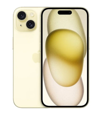 Apple iPhone 15 5G Smartphone, Yellow, 128 GB