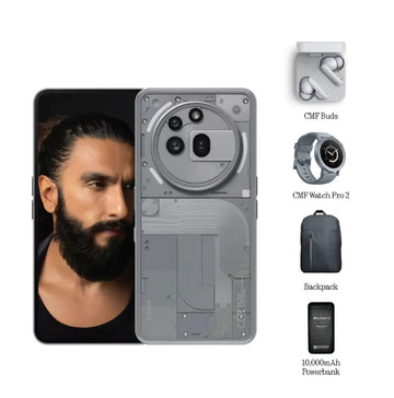 Nothing Phone 3A Pro 5G Smartphone, Grey, 256 GB