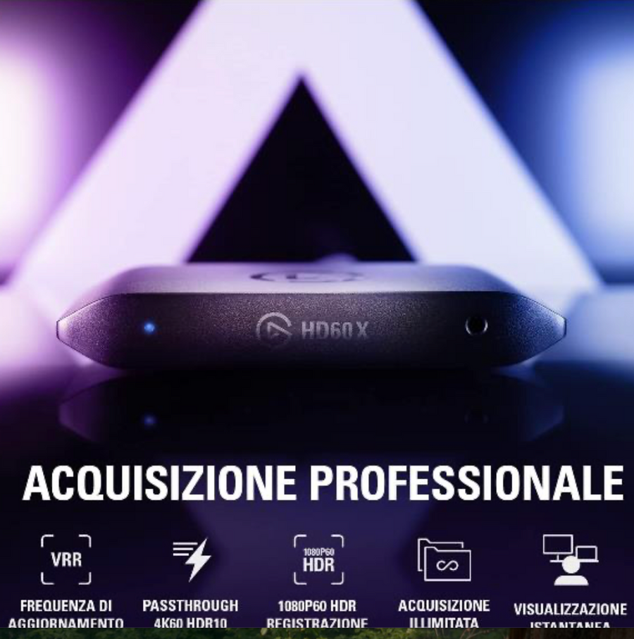 SCHEDE ACQUISIZIONE VIDEO ELGATO HD 60 X