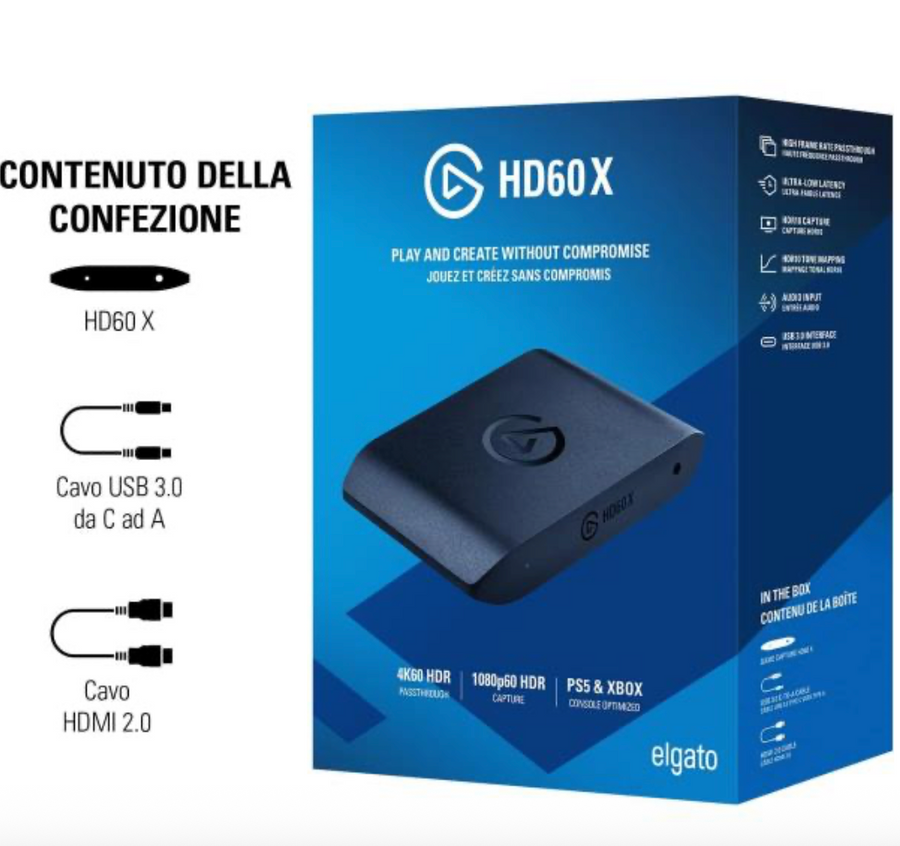 SCHEDE ACQUISIZIONE VIDEO ELGATO HD 60 X